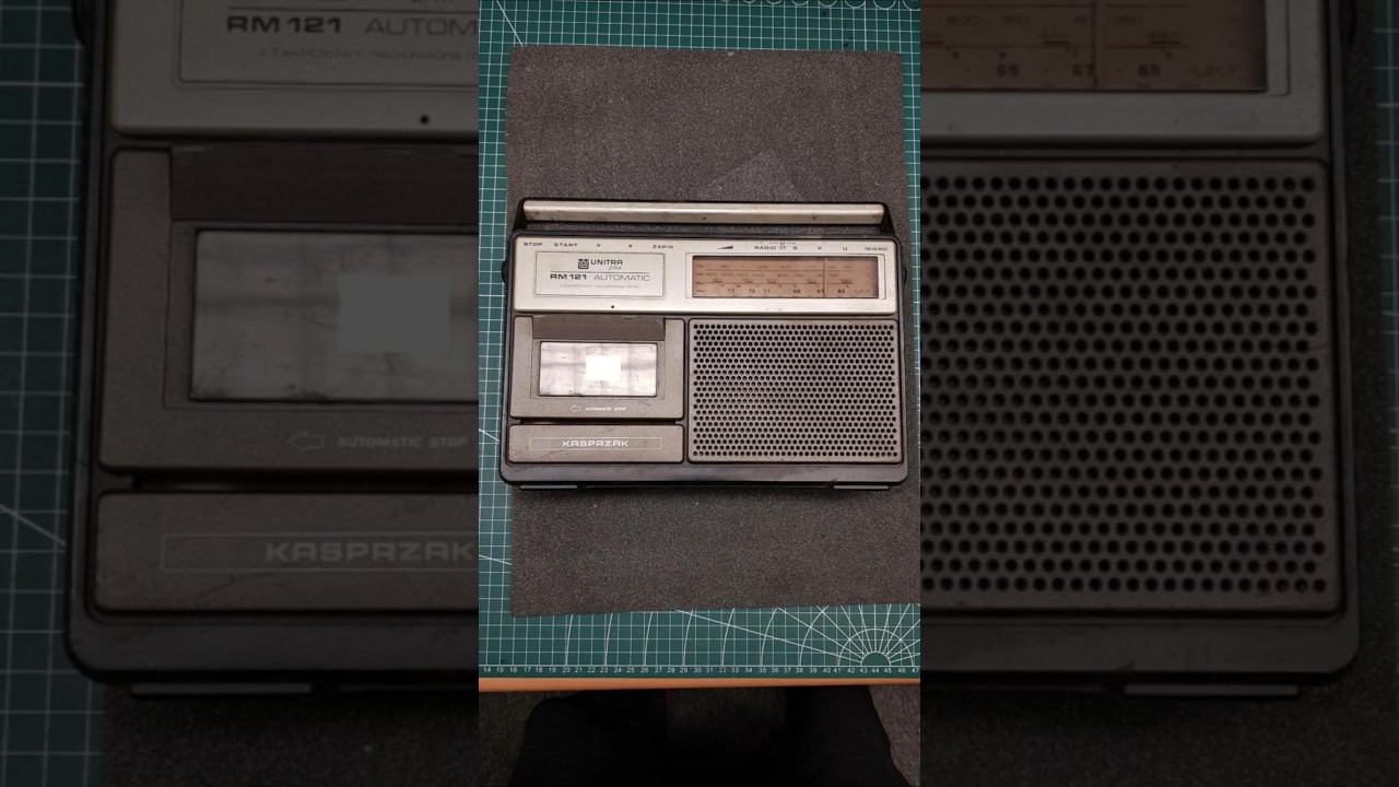 RM-121 Kultowy radiomagnetofon od ZRK  #retro #vintage #shotrs #zrk