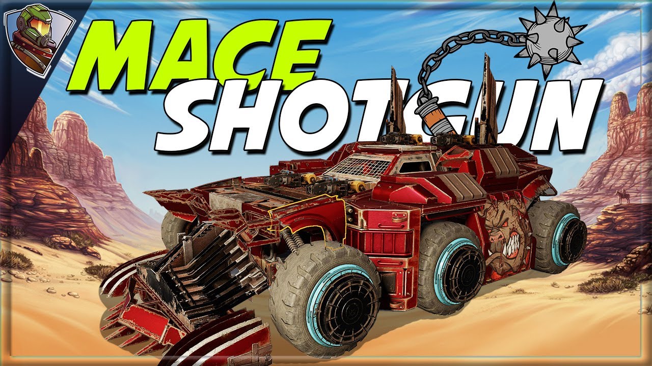 The perfect Weapon does exist. Trying out the Upgraded Mace shotguns -  Crossout gameplay