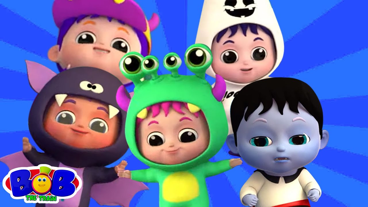 Bob O Trem Cinco Monstrinhos Vídeos De Feliz Dia Das Bruxas Para Crianças