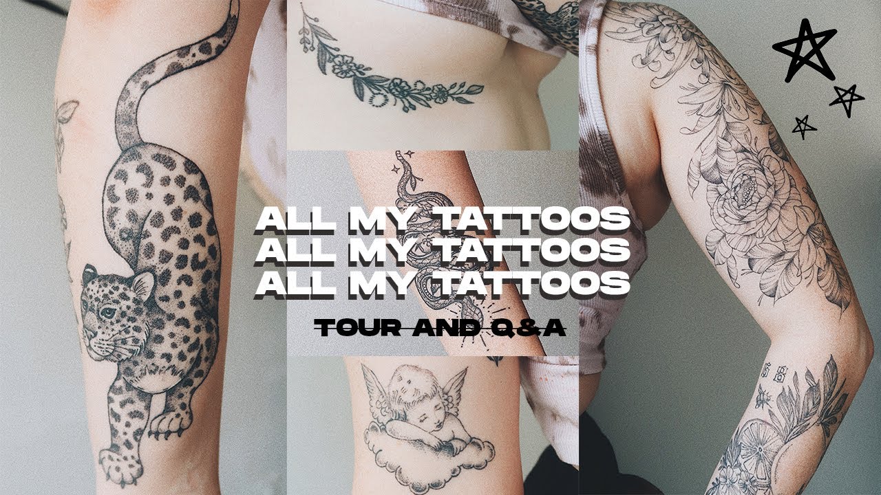 All My Tattoos (Tour & Answering Your Questions) | Isabelle Kate