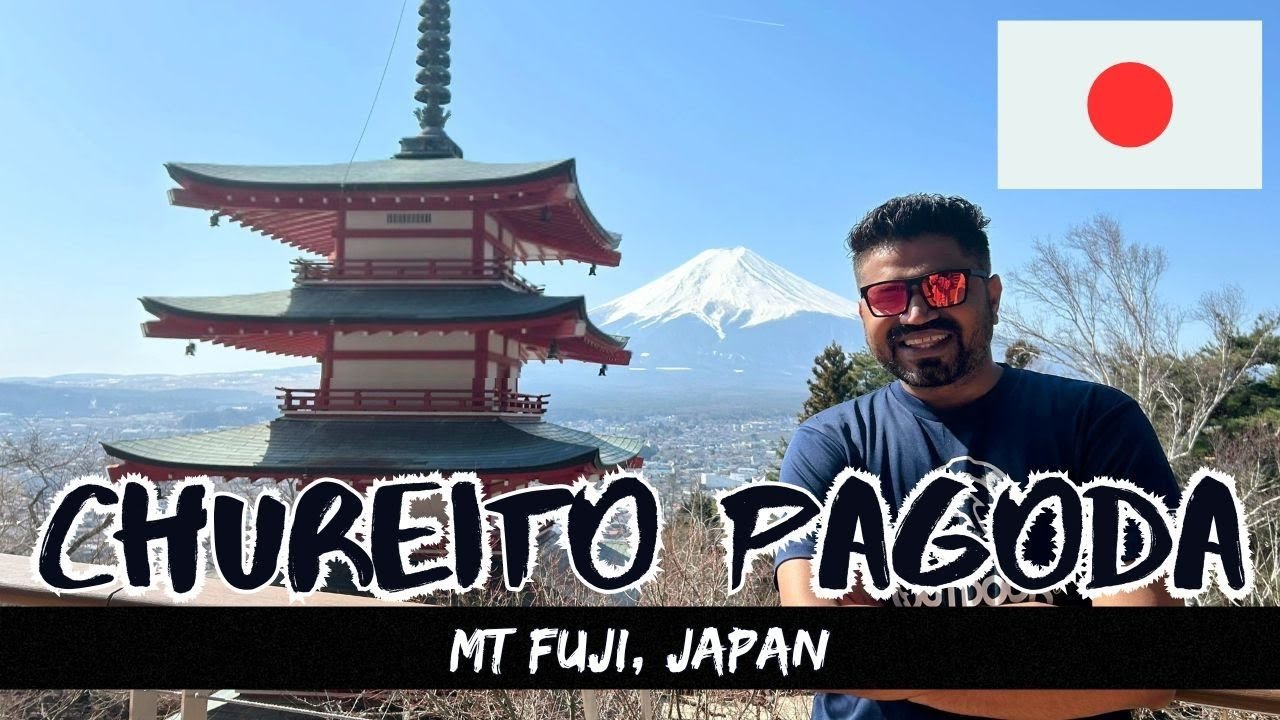 Chureito Pagoda at Mt. Fuji, Japan ! 🗻✨ 