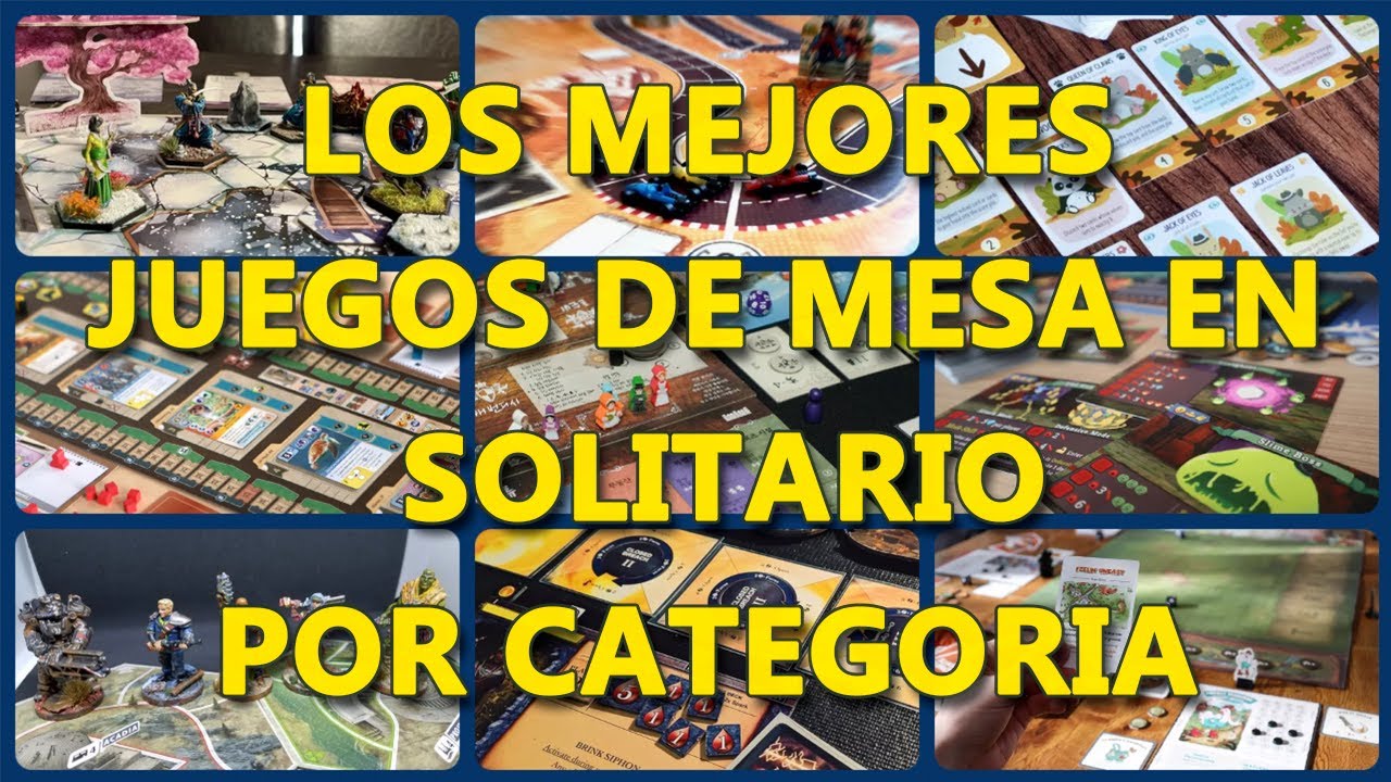 🏆 Los MEJORES Juegos de Mesa en Solitario 2024 🏆 [Guía DEFINITIVA por Categorías: Mazos, Euros,