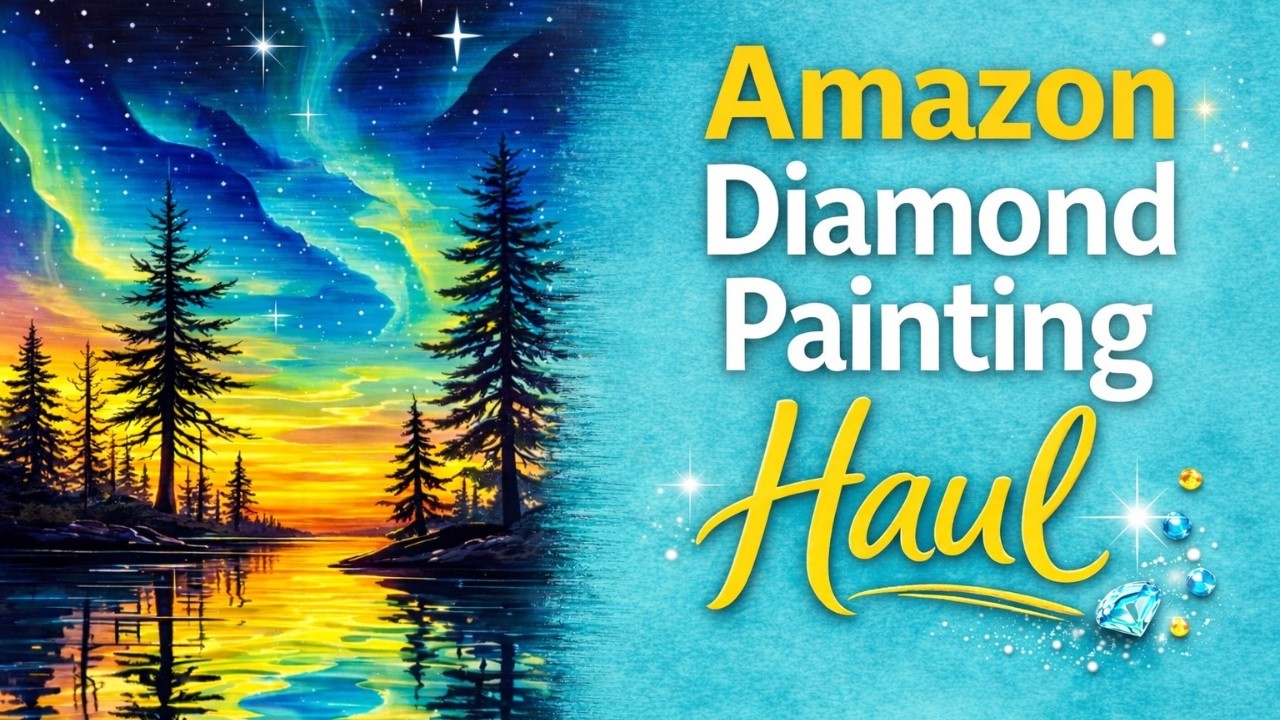 Покупки на Amazon для алмазной живописи | Бюджетные наборы | Вечерний шопинг