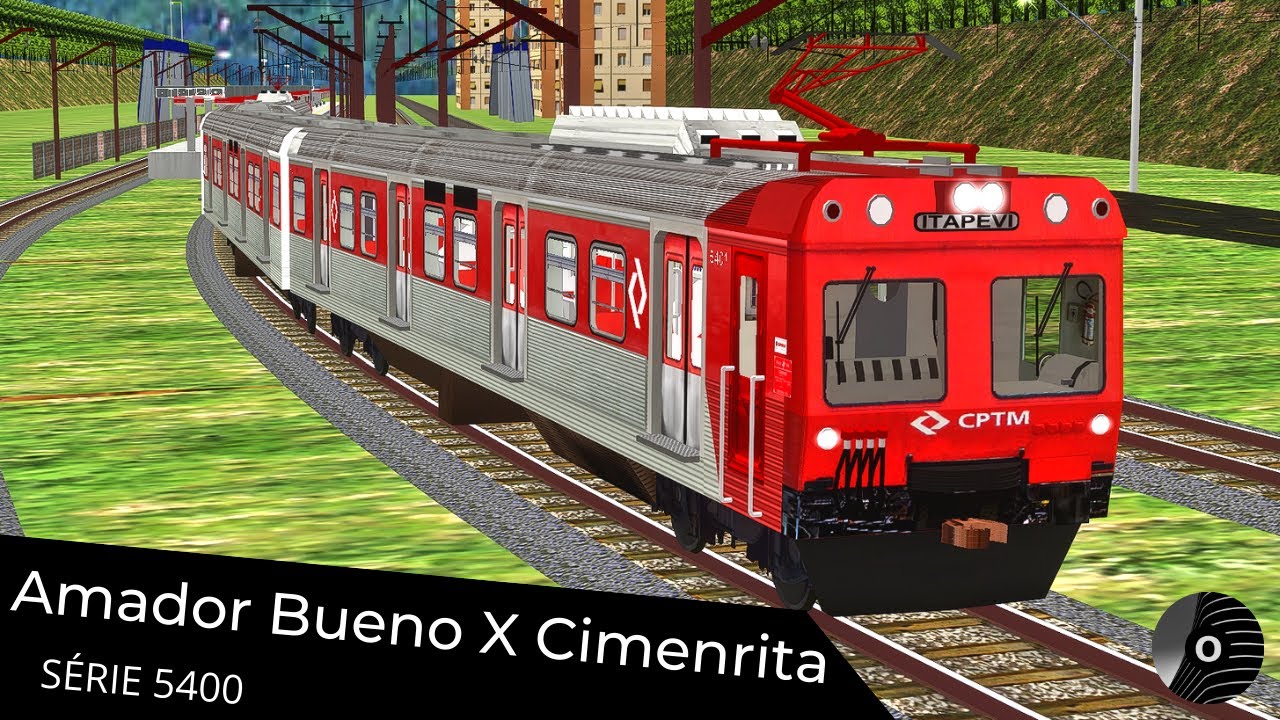 OpenBVE - AMADOR BUENO x CIMENRITA com o TUE SÉRIE 5400 da CPTM! Linha 8 Diamante (fictícia)