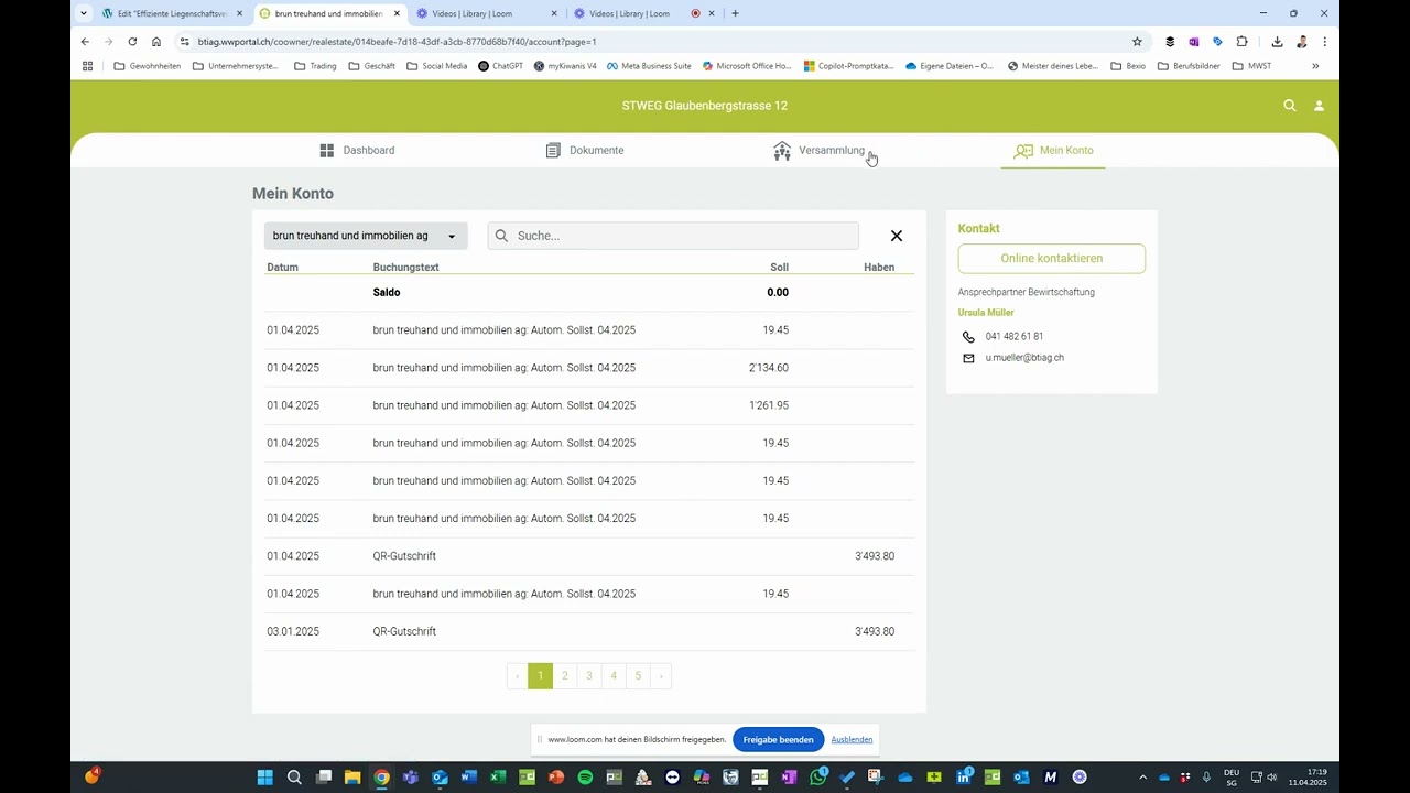 Portal f&uuml;r Stockwerkeigent&uuml;mer