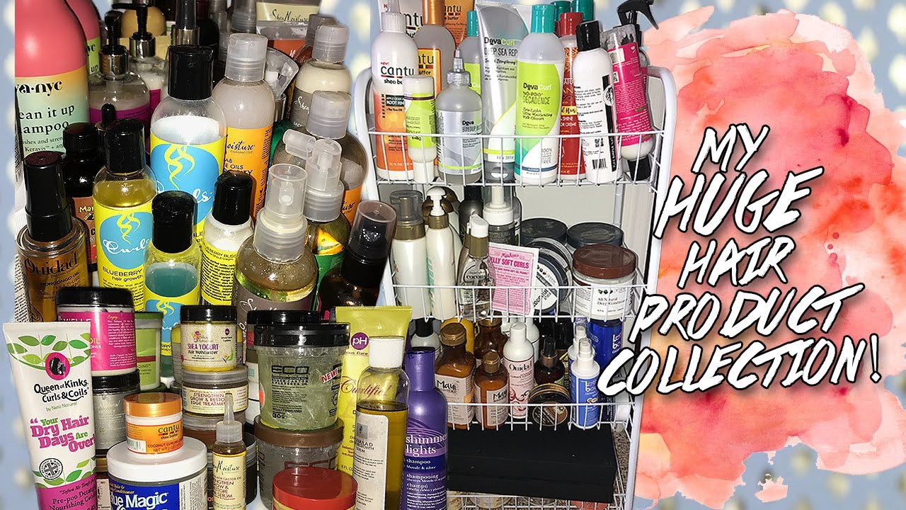 My Hair Product Collection! Over 100 products!