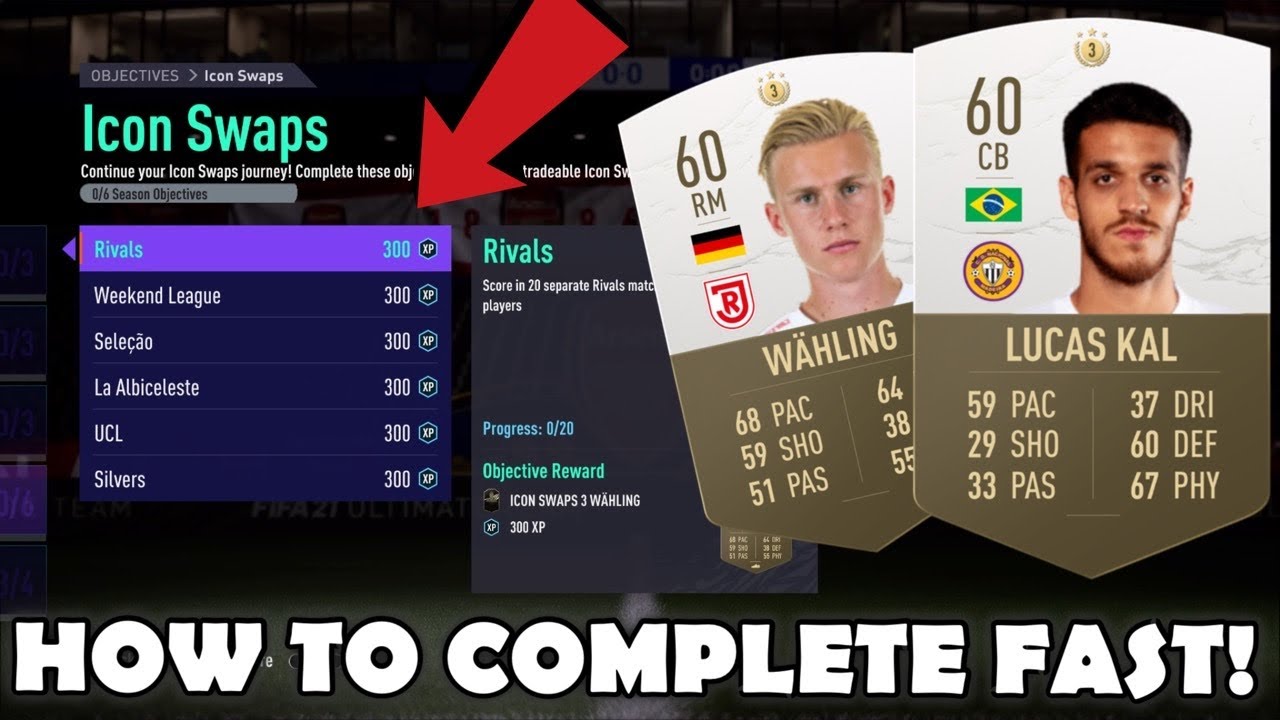 HOW TO COMPLETE THE 2ND ICON SWAPS 3 OBJECTIVES FAST! (UNLOCK ICON SWAP 3 TOKENS QUICKLY) - FIFA 21