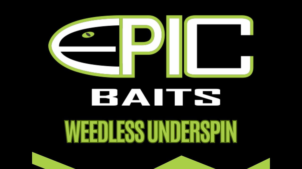 EPIC WEEDLESS UNDERSPIN!  #beepictoday #epicbaitsfishing