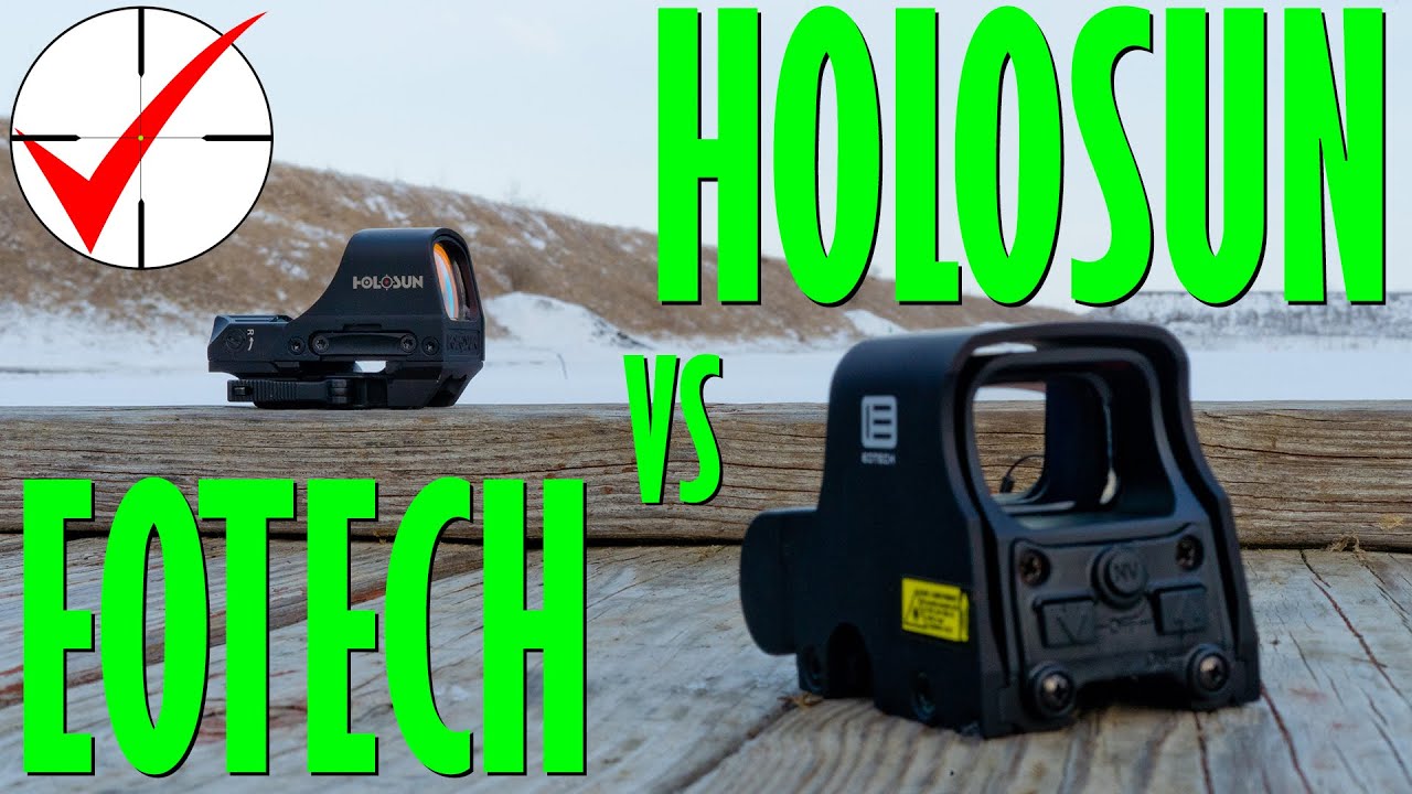 Holosun HS510C против EOTech EXPS3 (с ночным видением)