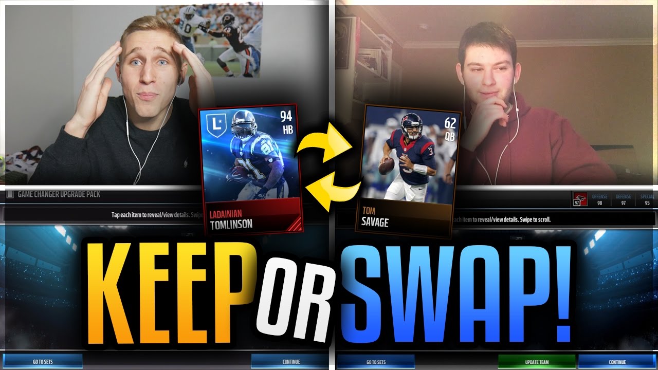 KEEP OR SWAP! Vs. Justabro! Madden Mobile 17