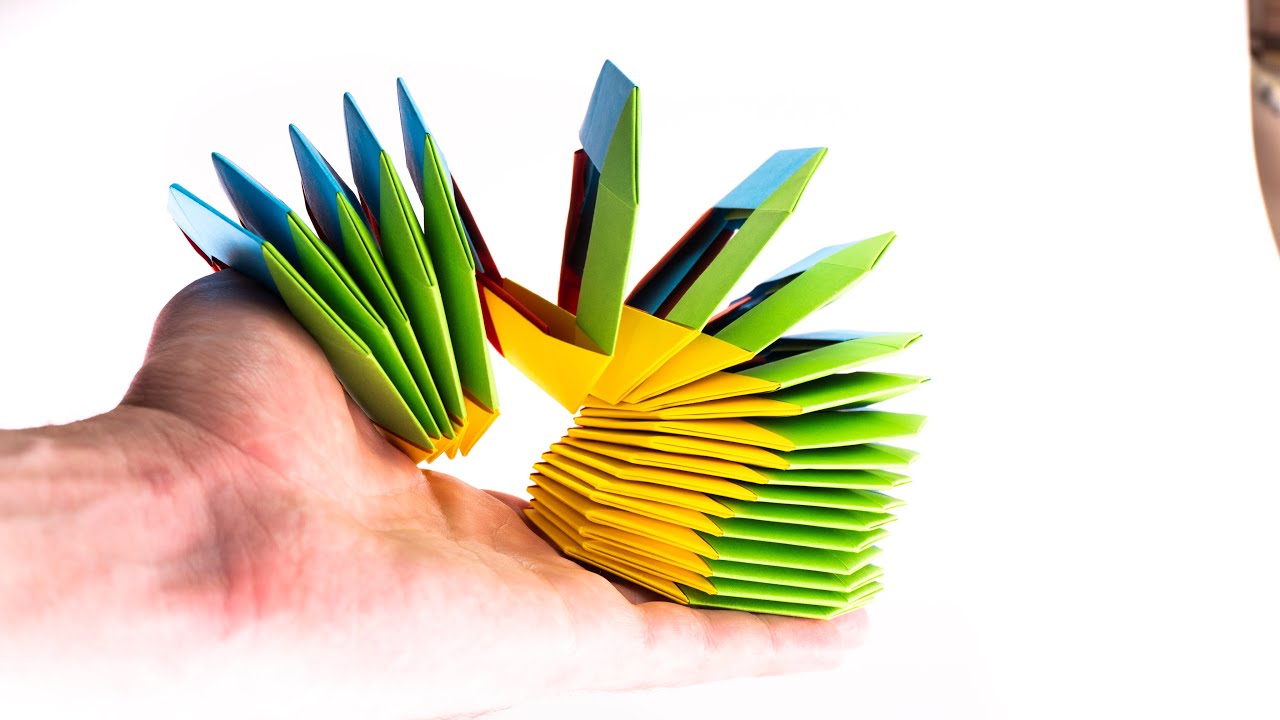 Como fazer uma mola de mola de papel - Brinquedo antiestresse