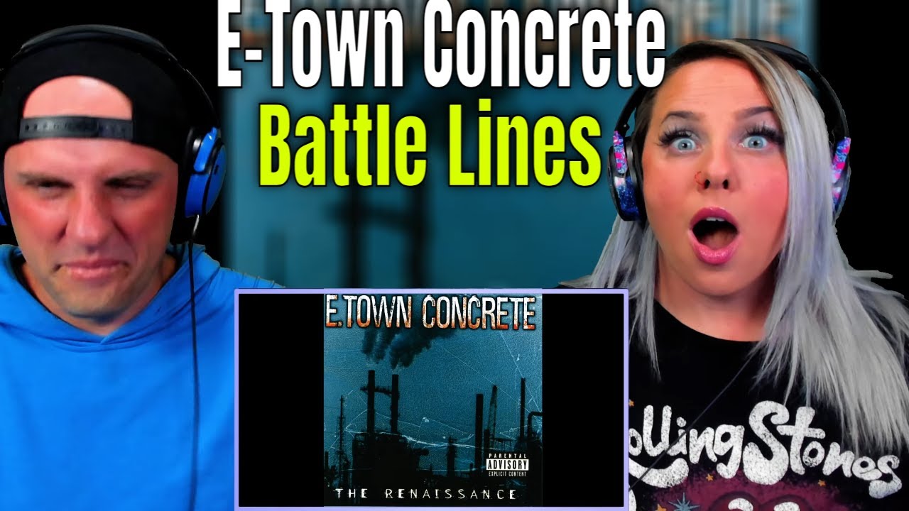 Reaction To Battle Lines · E-Town Concrete | THE WOLF HUNTERZ REACTIONS