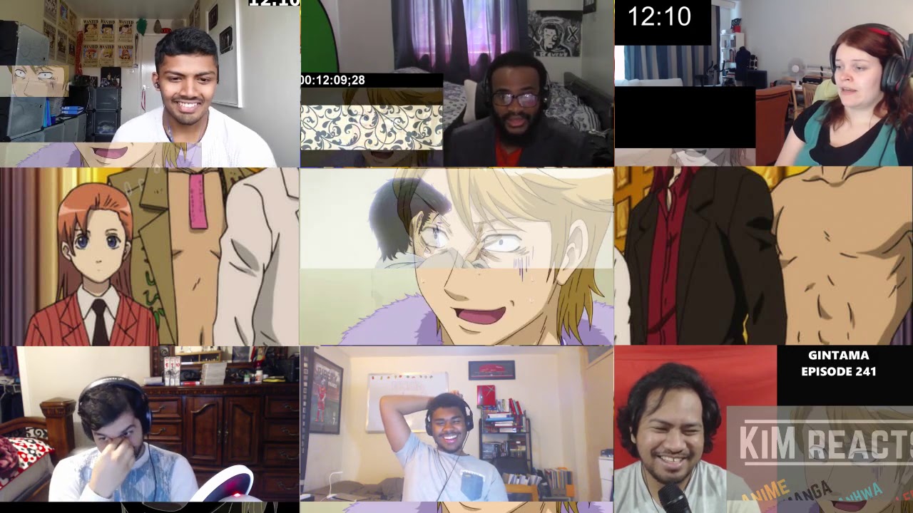 Gintama(Host Club Arc) Episode 241 Reaction Mashup