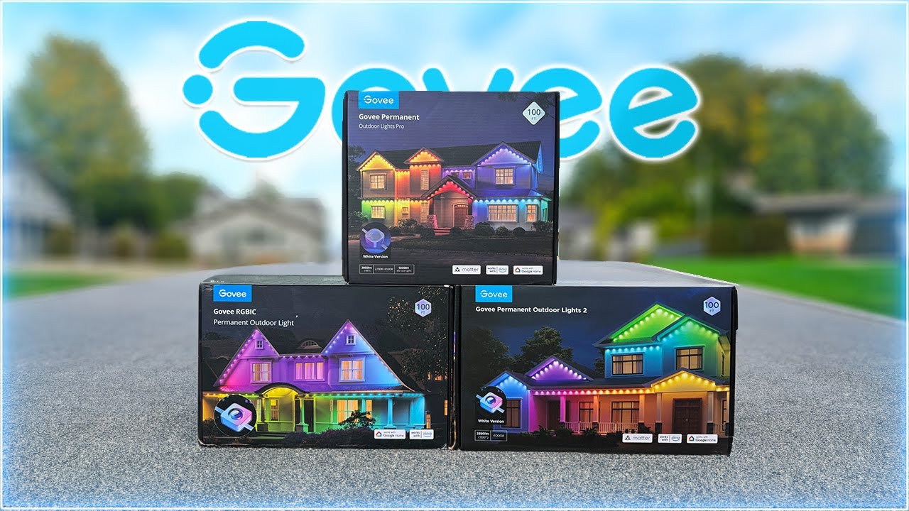 НОВЫЕ постоянные уличные светильники Govee 2 и Outdoor Lights Pro! [По сравнению с оригиналом]