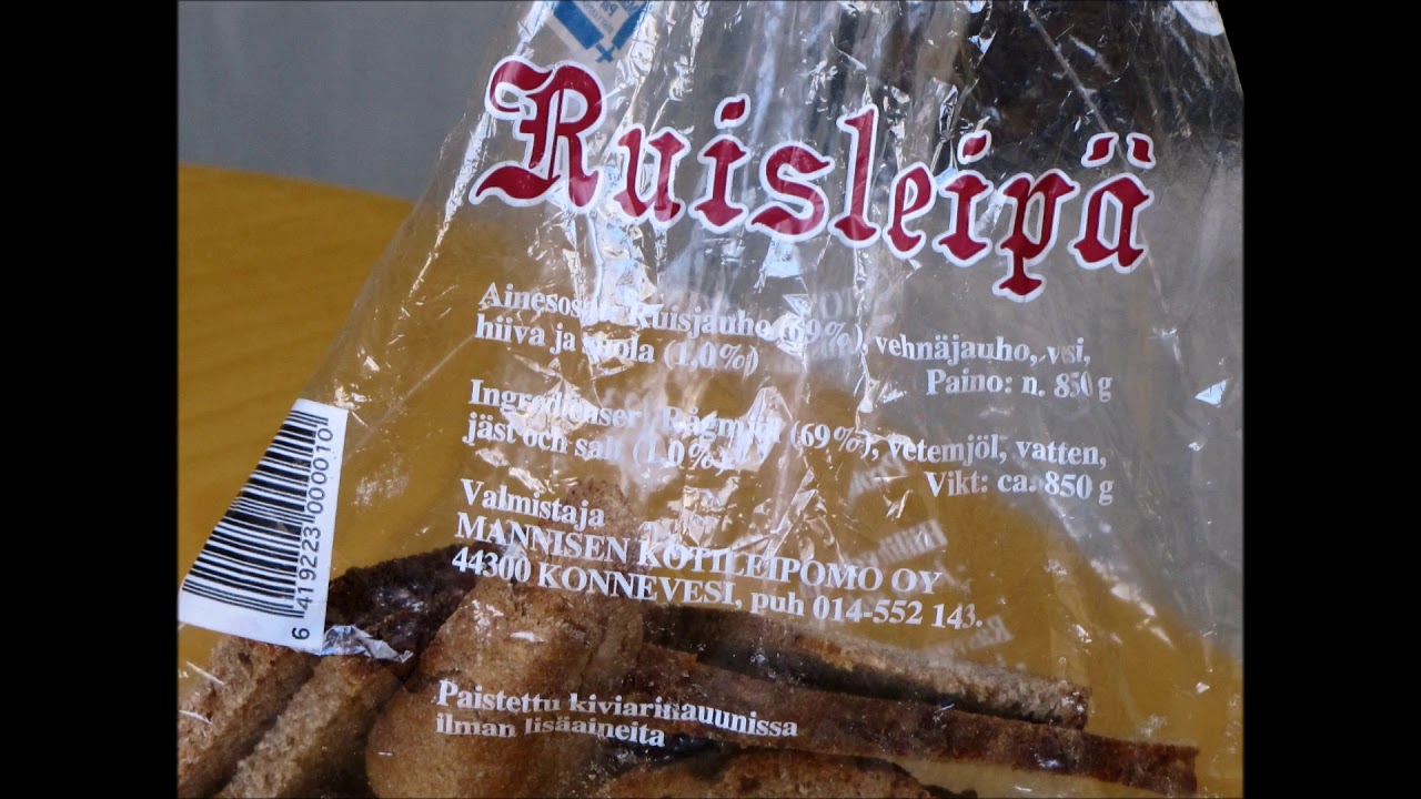 Mannisen makoisa ruislimppu