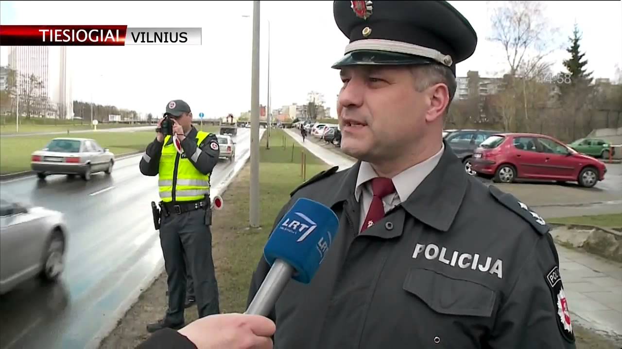 Kelių policija ruošiasi neeiliniam reidui „Greitis“ (tiesioginė transliacija)