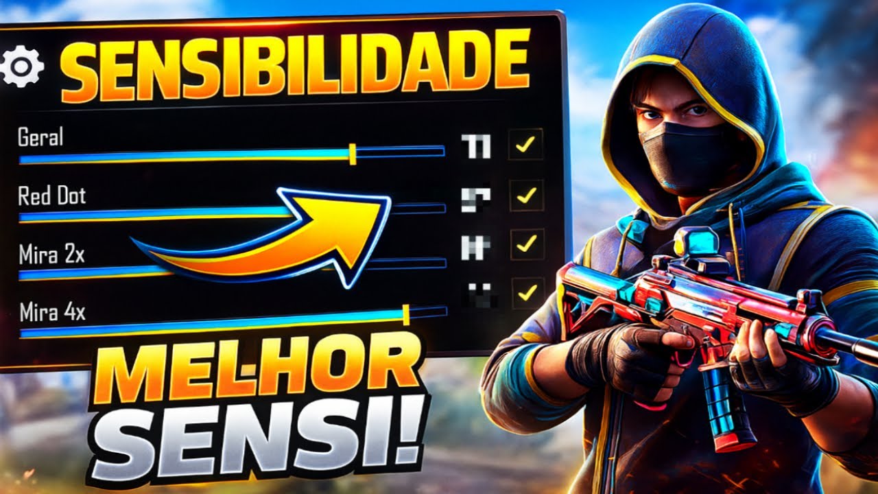 ATUALIZADA! SENSIBILIDADE XITADA FULL VERMELHO!!! ☠️🔥