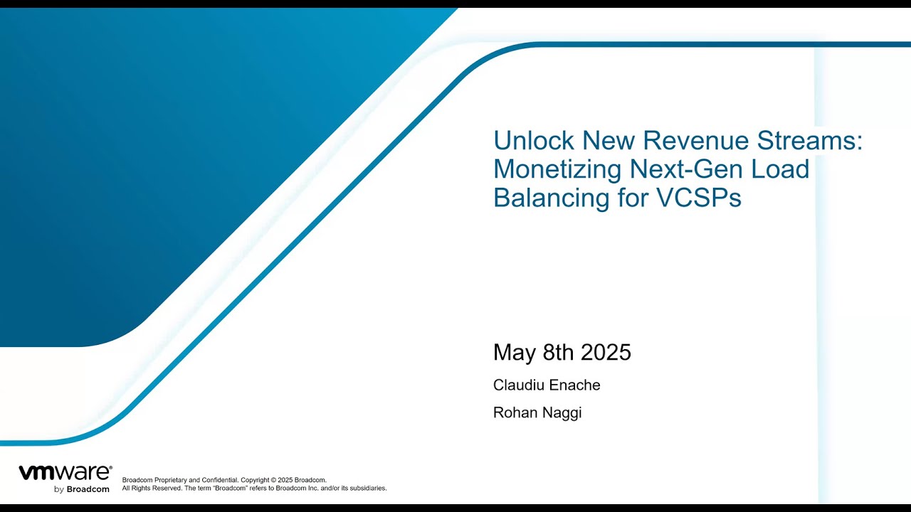 Unlock New Revenue Streams: Monetizing Next-Gen Load Balancing for VCSPs