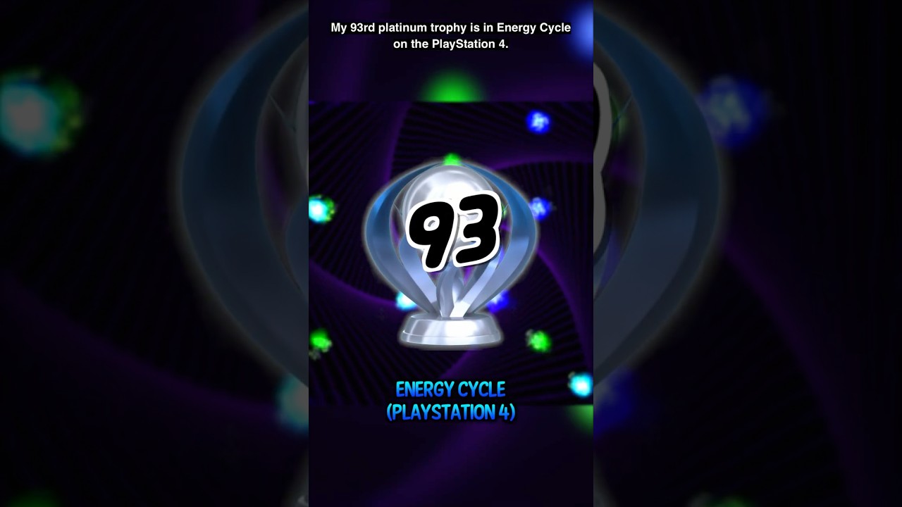 Energy Cycle Platinum Trophy #energycycle #gaming #platinum #trophyhunter #shorts