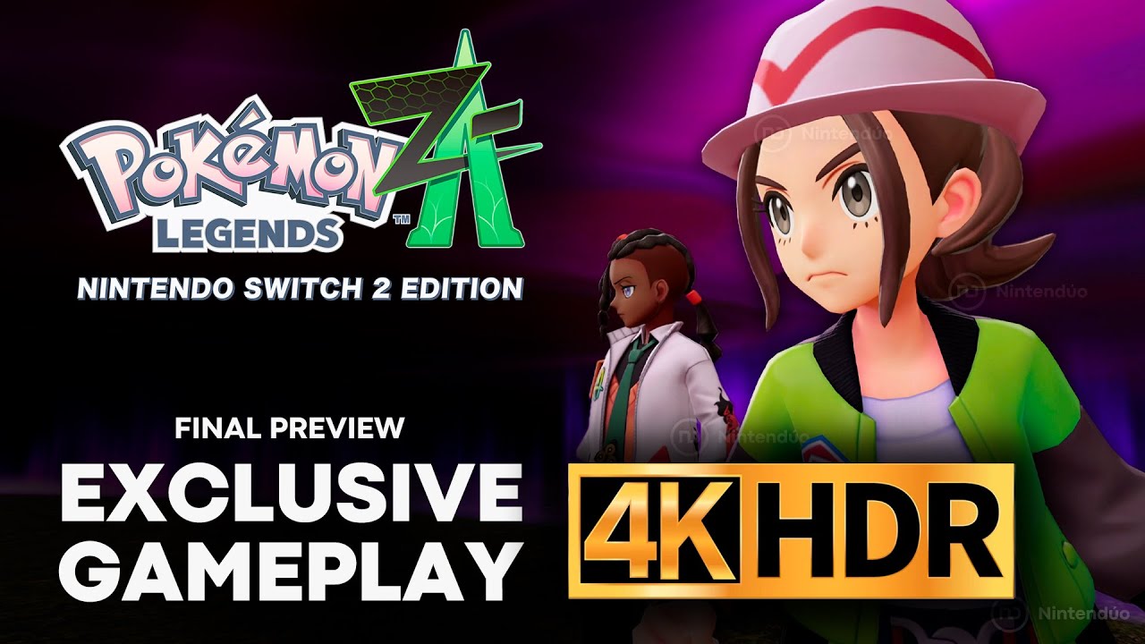 8 Minutes of Pokémon Legends Z-A in 4K HDR | GAMEPLAY + PREVIEW (Nintendo Switch 2)