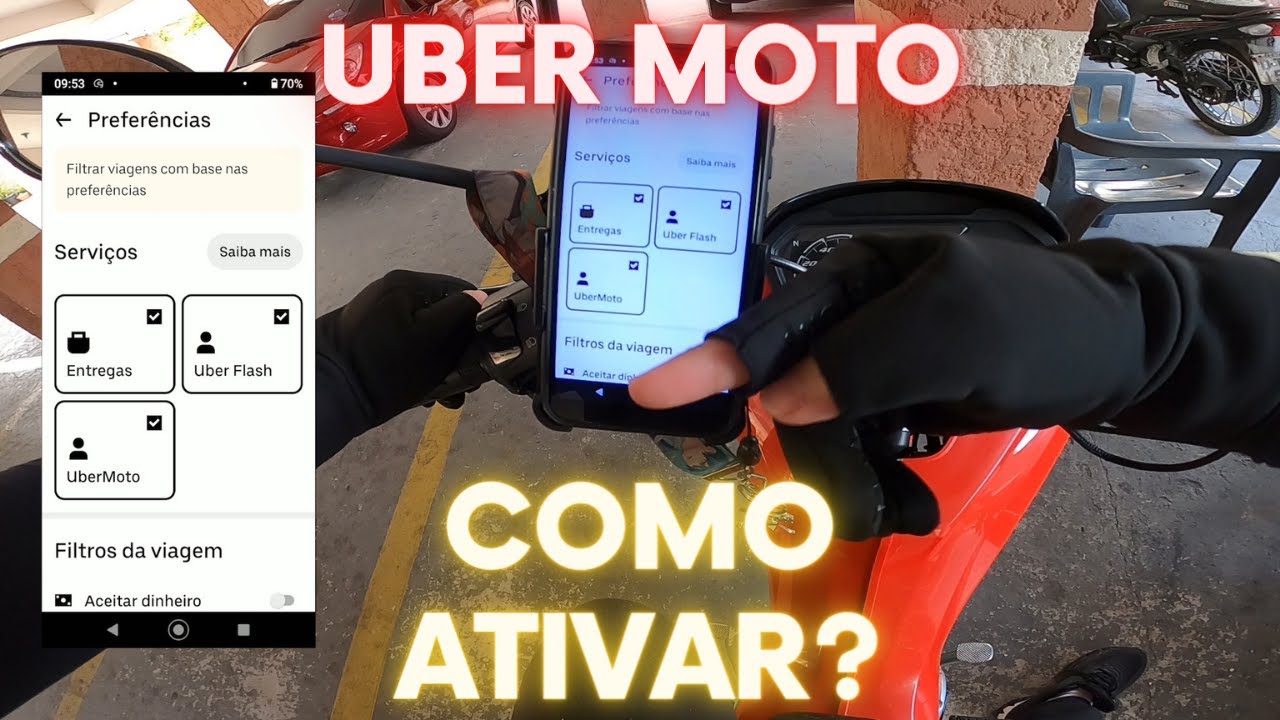 COMO FAZER CORRIDAS NA UBER MOTO SÓ ACEITANDO CARTÃO? DICAS PARA INICIANTES!