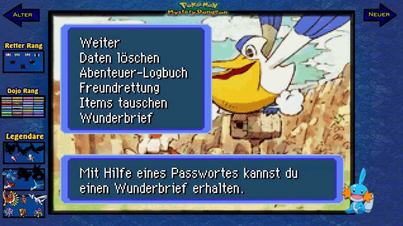 Pokemon Mystery Dungeon Wunderbriefe:Team Rot/Blau