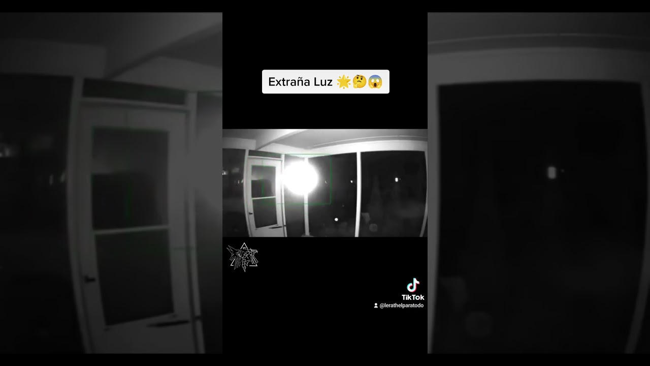 Orbe en C&aacute;mara de seguridad 😱📸EXTRA&Ntilde;O #STRANGE #lerathelparatodo #fyp #increible #parati #orbe