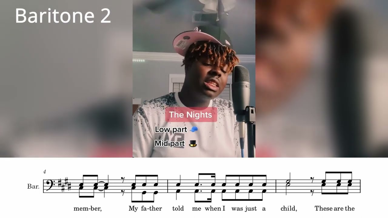 Avicii - The Nights (Harmony Building) | TikTok transcription