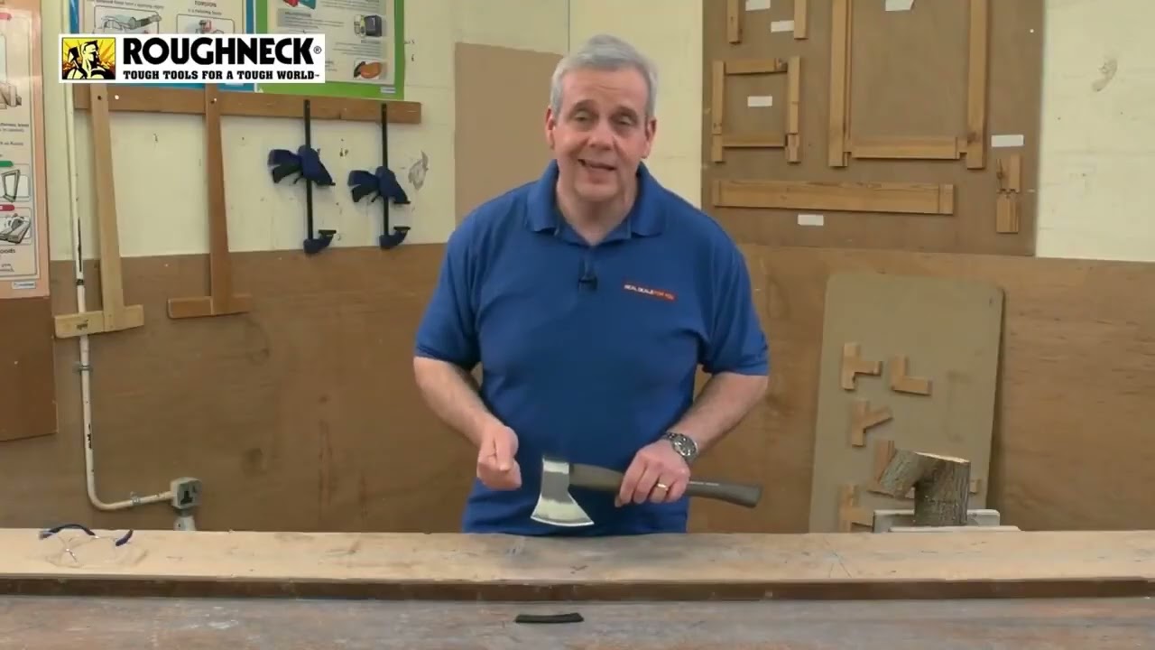 Roughneck Vintage Hatchet Hand Axe | Product Demo
