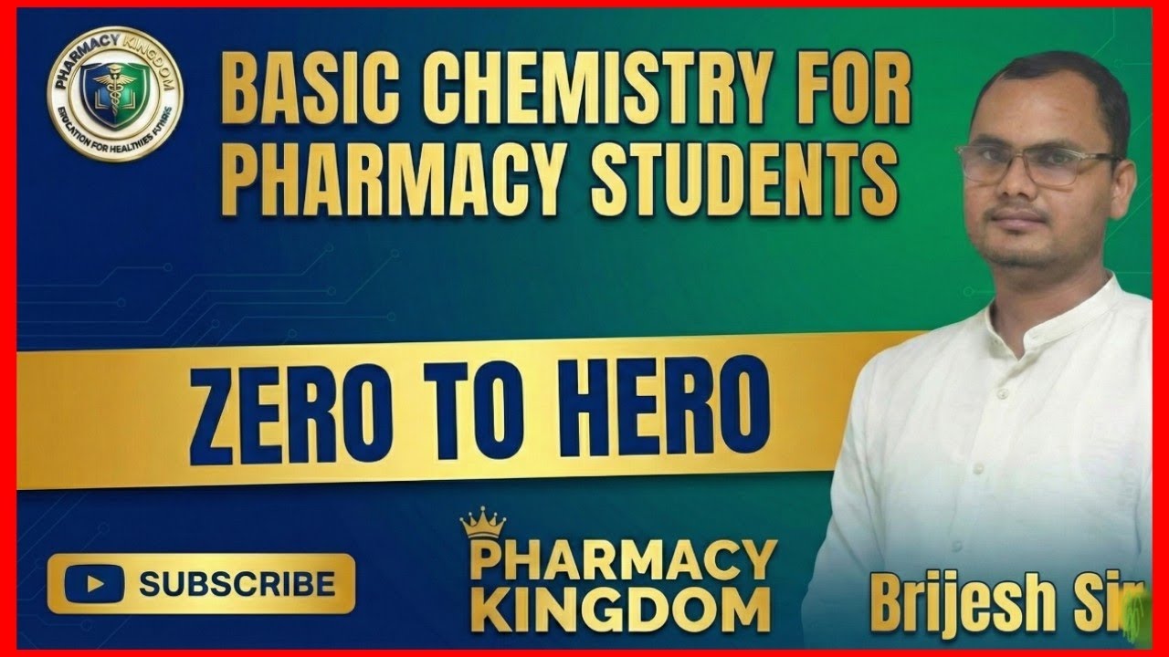 Weak in Chemistry? Watch This Before Starting Pharmacy | Pharmacy Kingdom