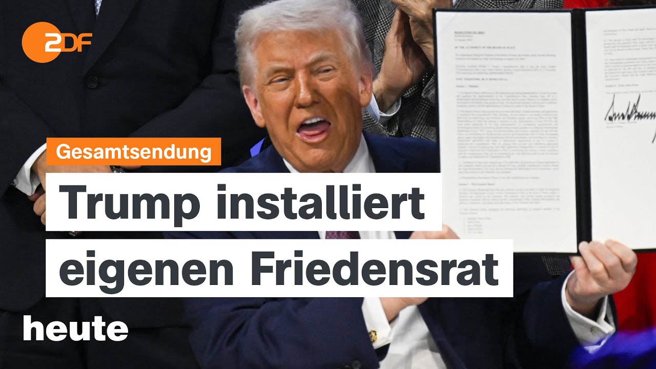 heute 19:00 Uhr vom 22.01.2026 EU-Sondergipfel, Grönland, Ukraine