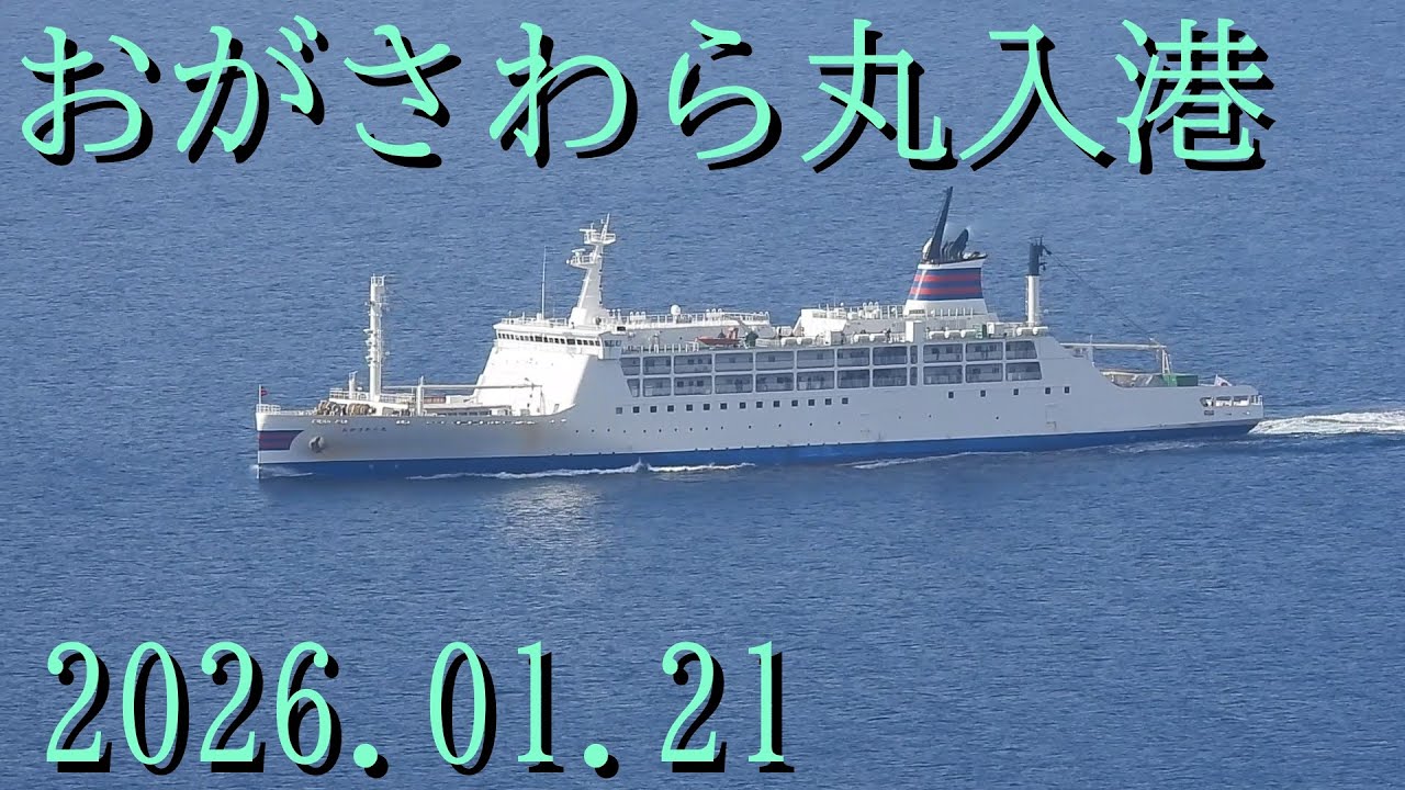 おがさわら丸入港 2026.01.21