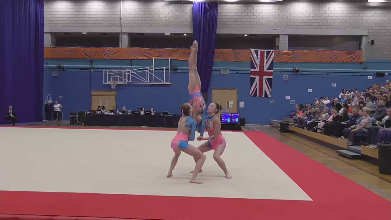 AcrobaticNDPFinals2016 WomensGroup Grade5 Dynamic KatieBlackford MaddisonWells SaskiaHobbs