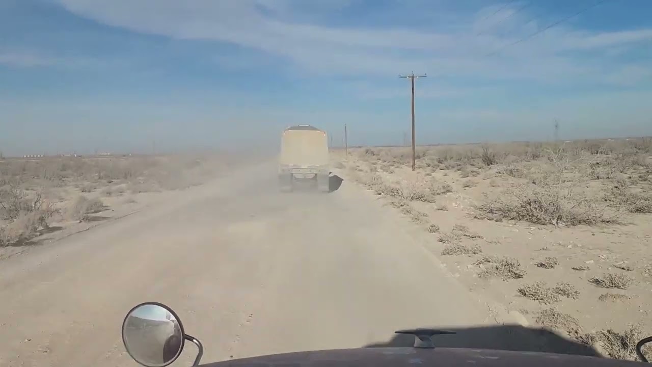 Frac Sand Hauling in West Texas