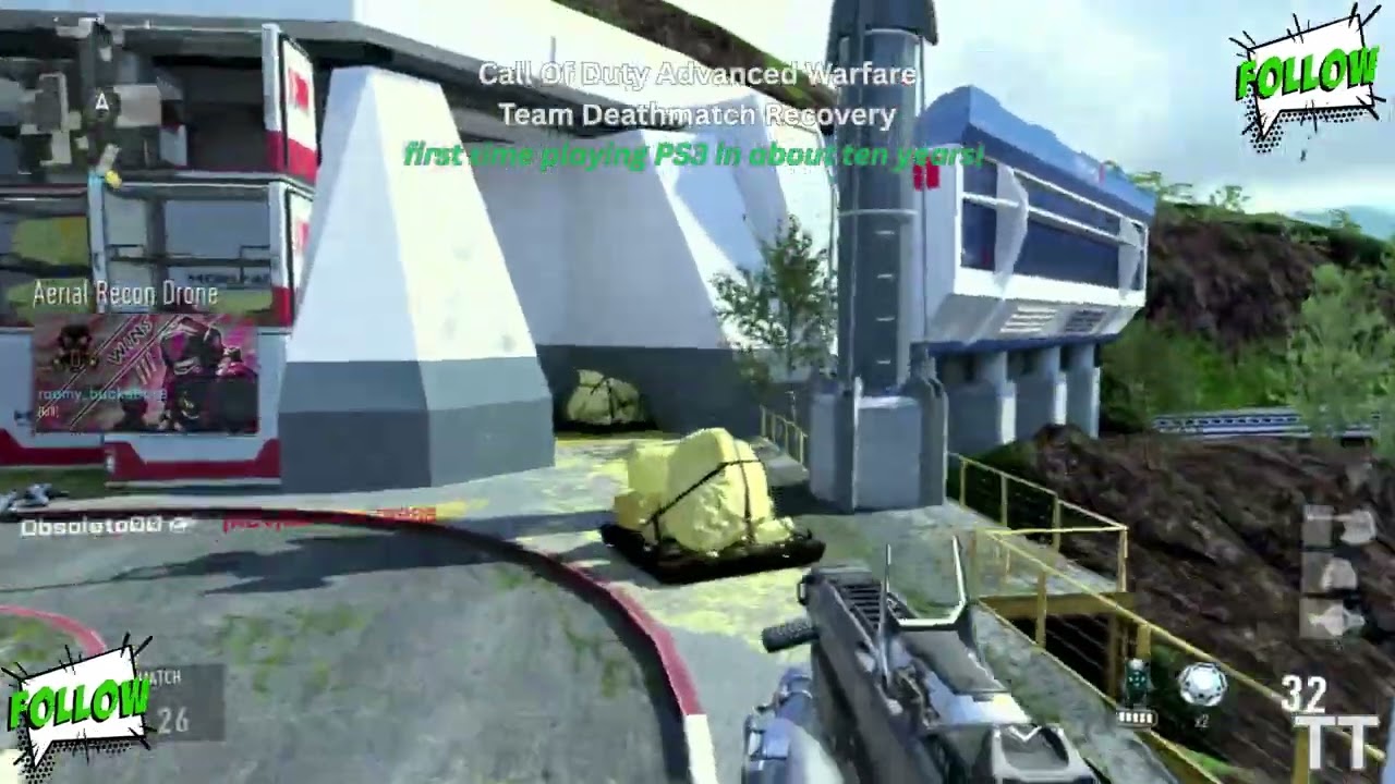 Call Of Duty Advanced Warfare Team Deathmatch Recovery [Tina Torment] COD Gameplay PS3