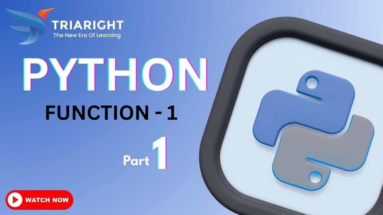 PYTHON – Chapter 10 | Functions – Part 1 | Introduction to Functions in Python