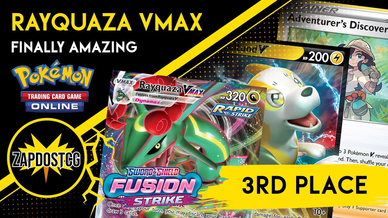 3rd Place Rayquaza VMAX Deck Is FINALLY GOOD And Wins on TCGO (Pokemon TCG)
