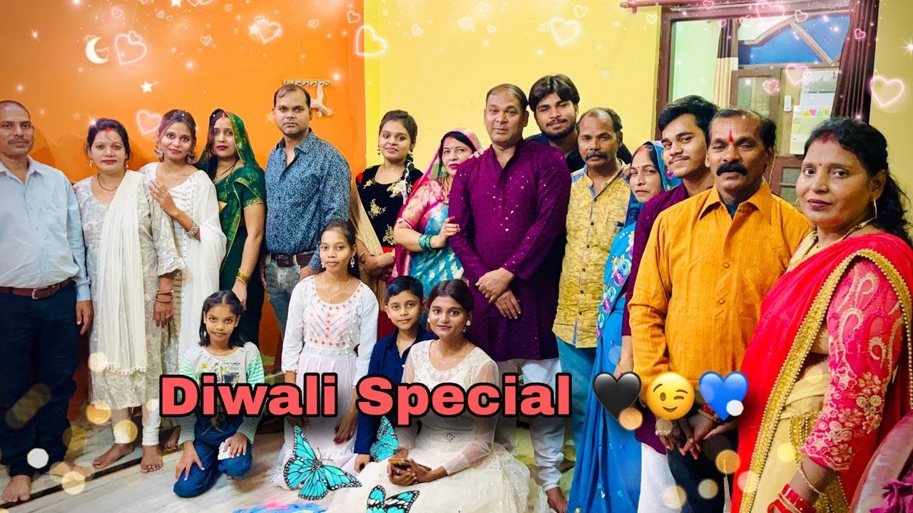 Happy Diwali 🖤💙 To All Family / #diwali / diwali special video 2025 / diwali video / diwali vlog