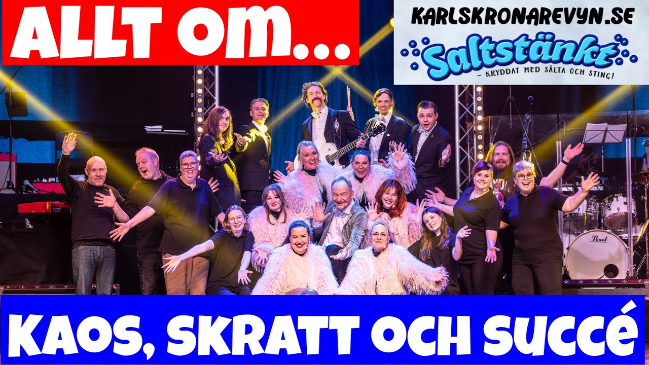 Från tom scen till sanningen om arbetet med Saltstänkt - Karlskronarevyn.se #karlskronarevyn