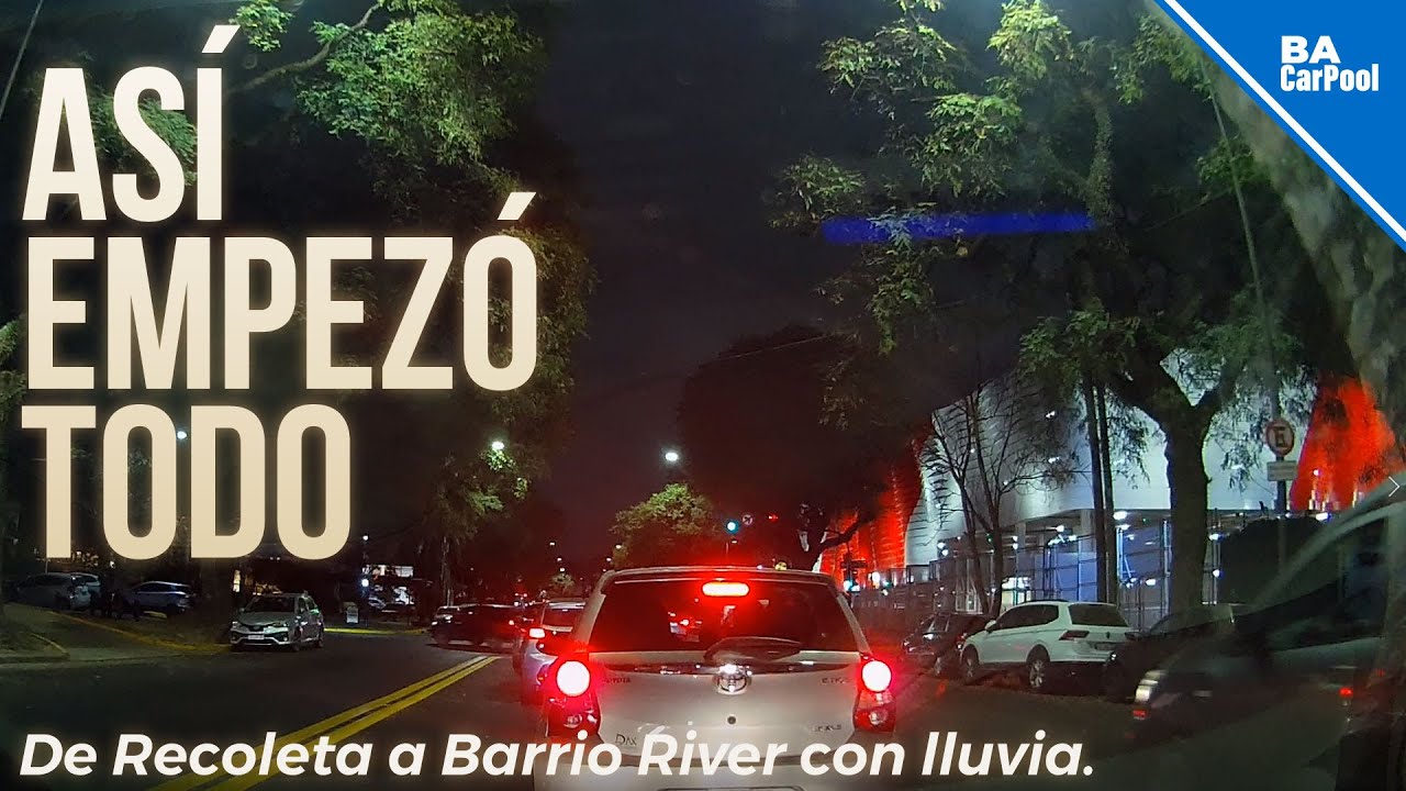 Así empezó todo | De Recoleta a Barrio River con lluvia