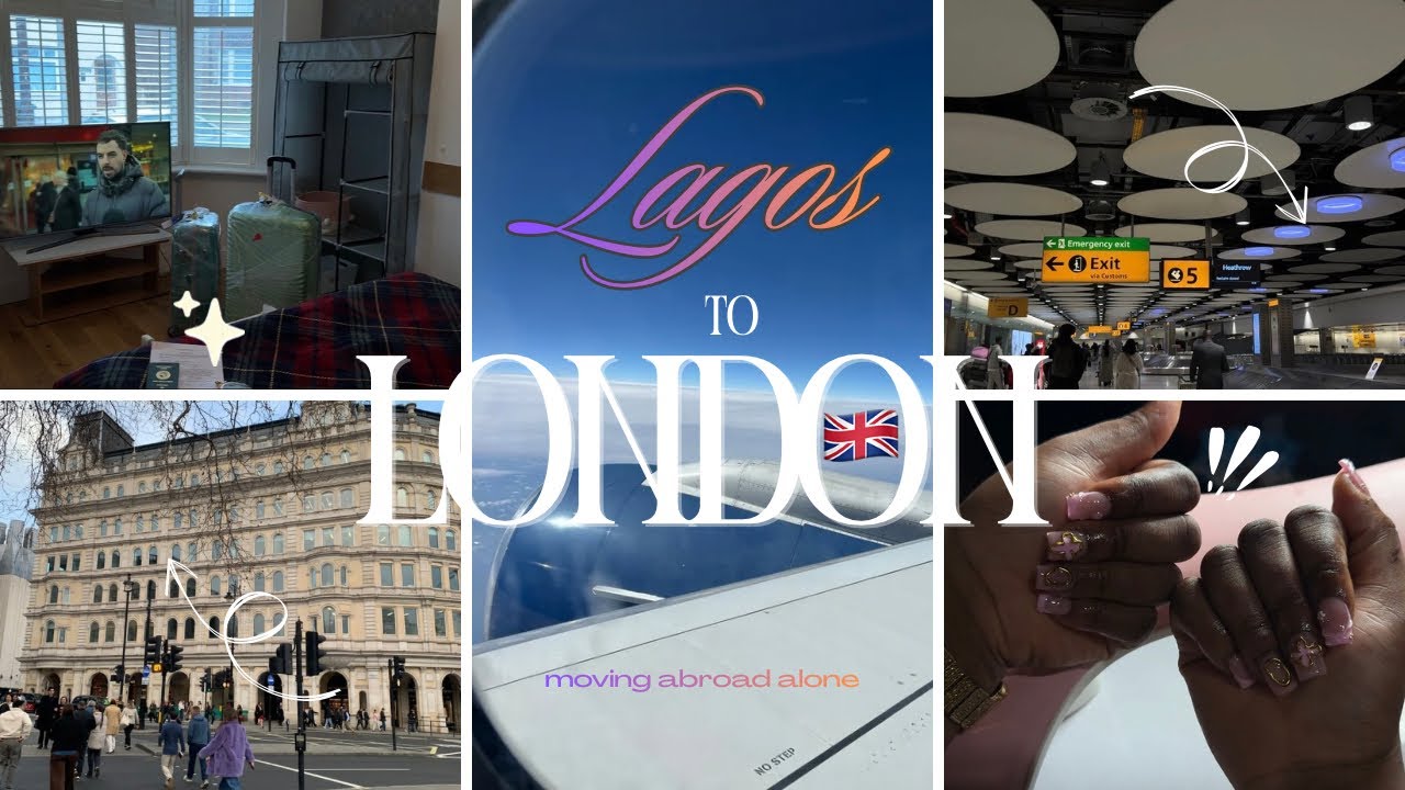 From Lagos to London 🇳🇬✈️🇬🇧 | Hair Glow-Up, Packing & My First Day in the UK (Master’s Student)