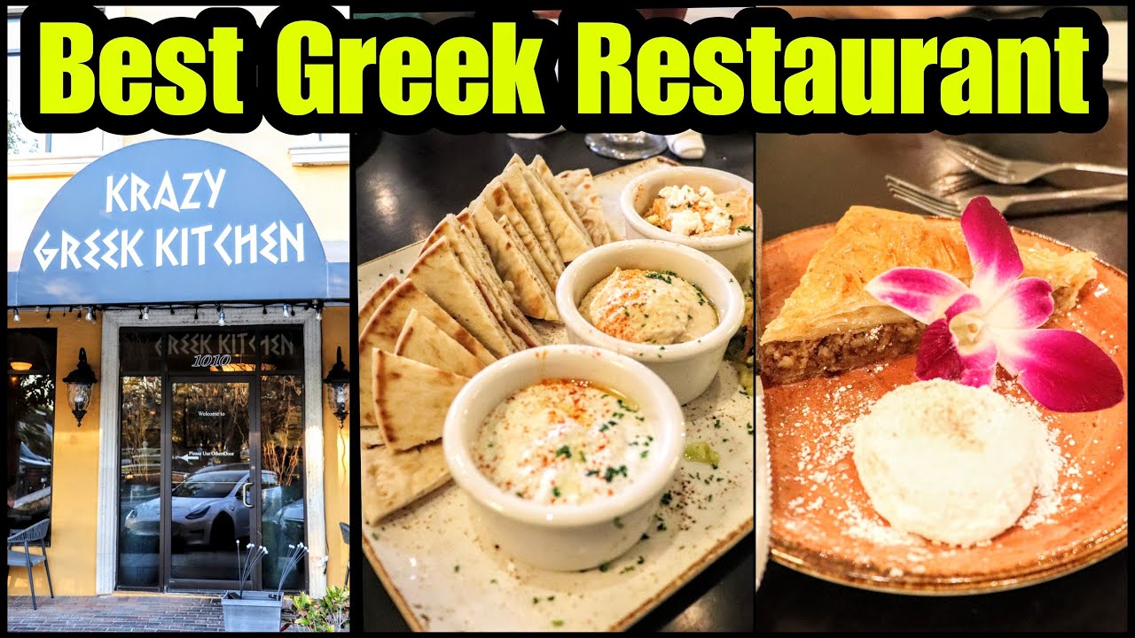 Best Greek Restaurant in Central Florida | Krazy Greek Kitchen in Lake Mary, Florida