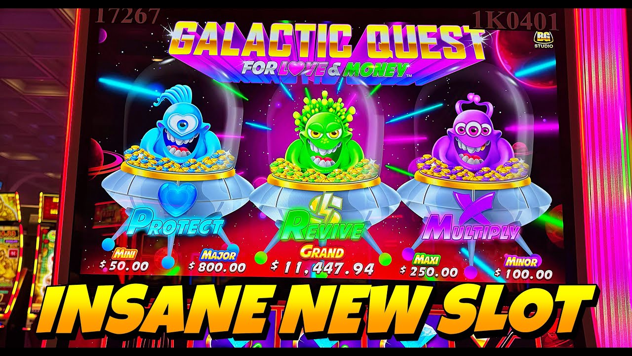 🚨🚨BRAND NEW! Galactic Quest! We see every feature! @DelawareParkCasino