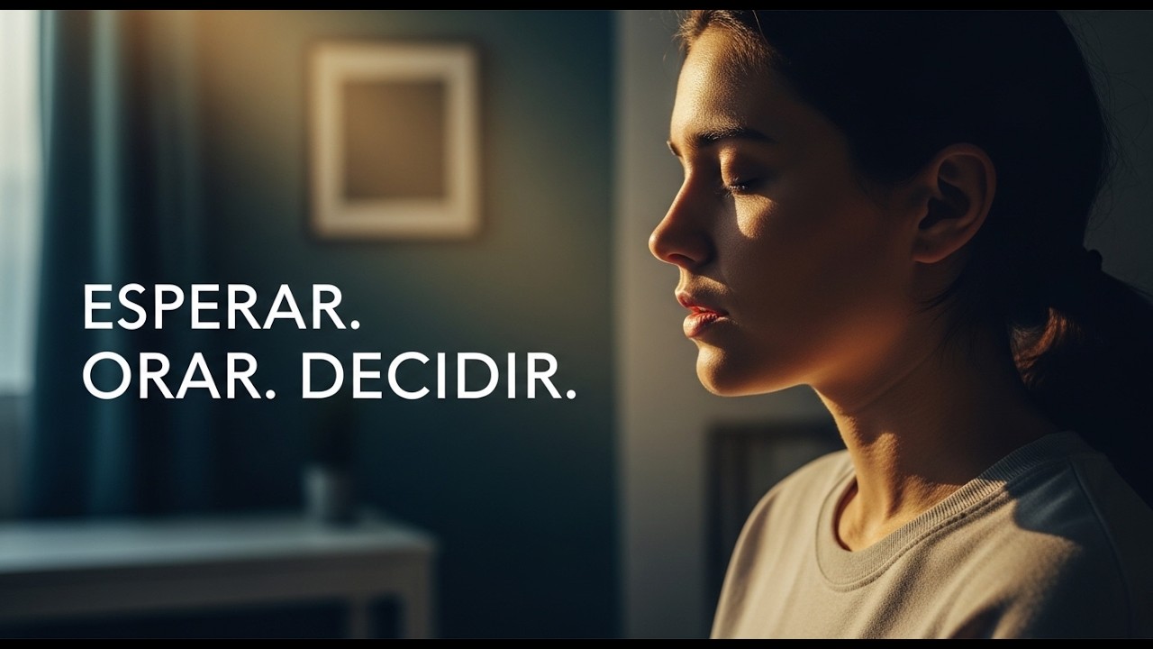ANTES DE TOMAR UMA DECISÃO DIFÍCIL, ORE ASSIM