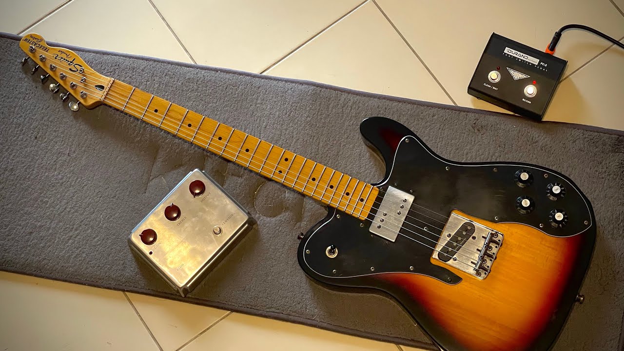squier classic vibe telecaster 70s custom 2012 Demo clean&Klon