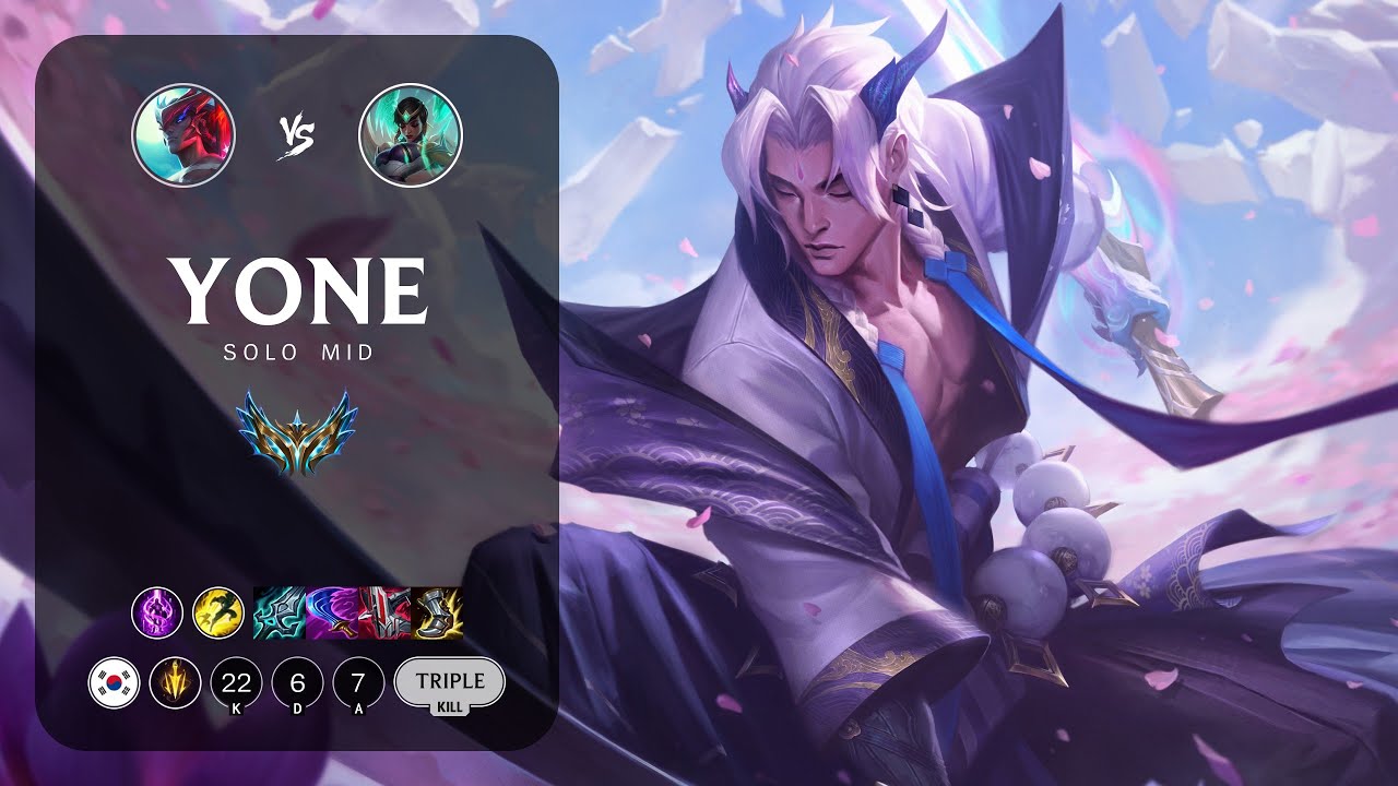Yone Mid vs Karma - KR Challenger Patch 14.3