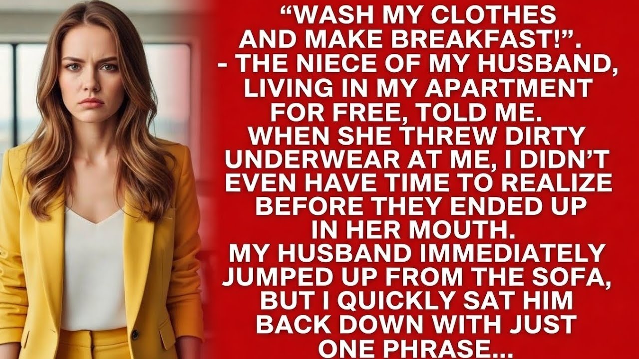 Living in My Apartment for Free, She Demanded Service – I Gave Her Boundaries Instead!