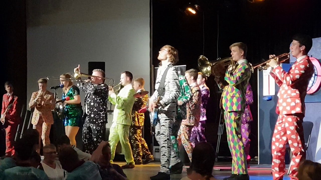Dartshow im Brückenforum mit Druckluft 05.05.2018