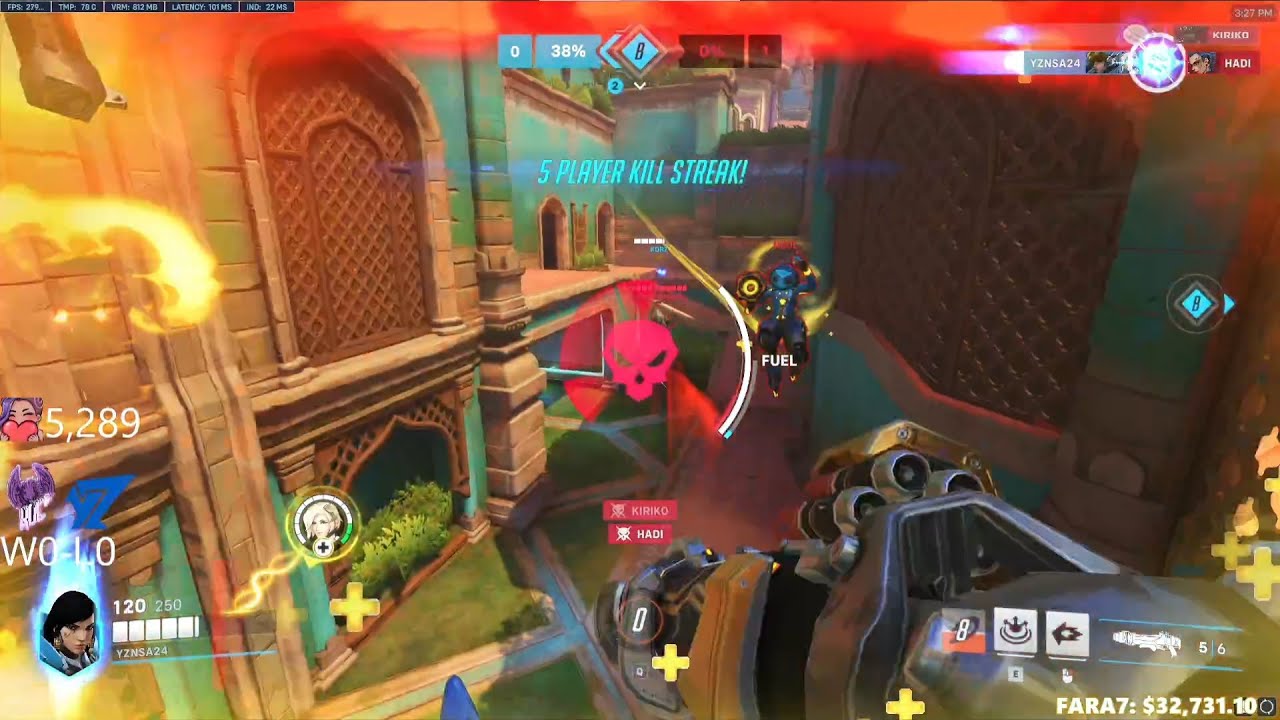 23K Dmg! 53 Elims! This is what 11K+ hours on Pharah! YZNSA Pharah Overwatch 2 Gameplay Sason 9