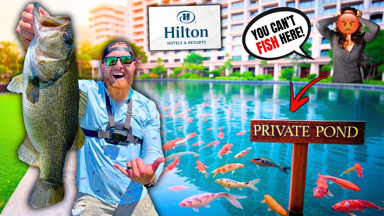 Booking Hotel Rooms to Fish PRIVATE Ponds! (BAD IDEA)